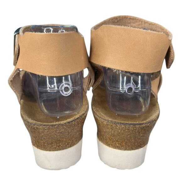 Papillio X Birkenstock Unisex Brown Wedge Sandal Size M 8 W 10 - Picture 8 of 12